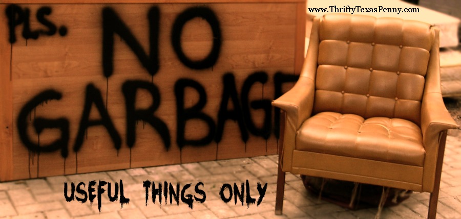no garbage allowed